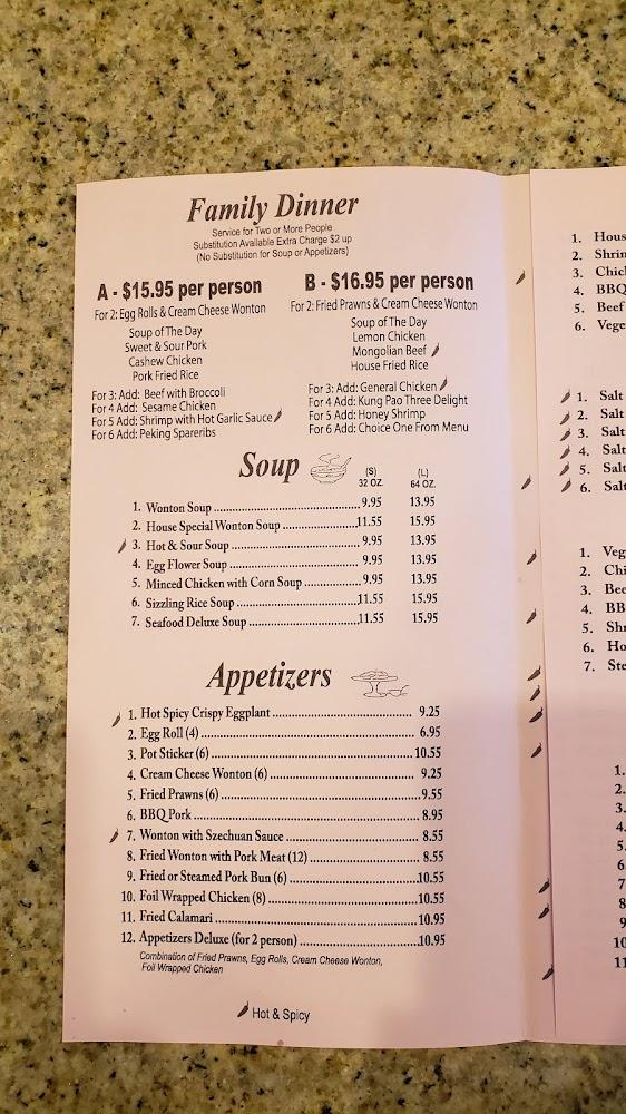 Villa Fat Cuisine House Special Wonton Soup (S)